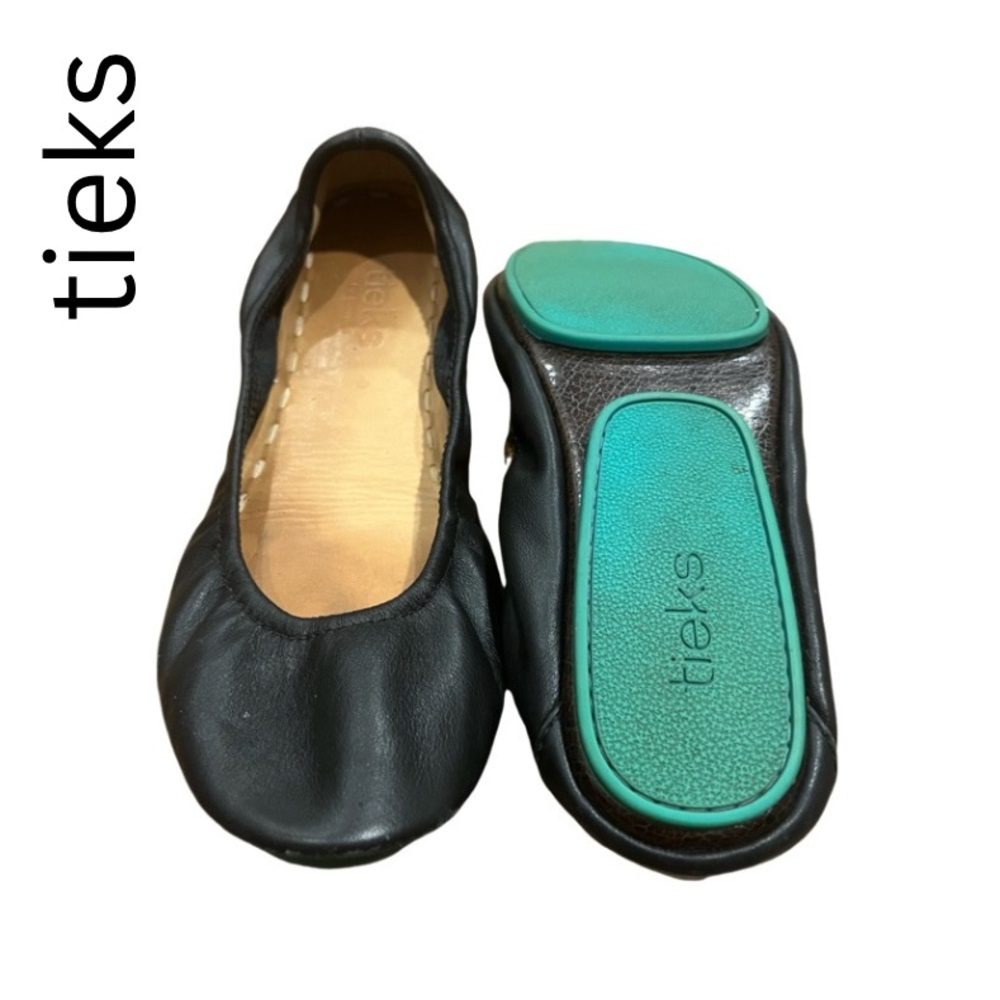 Tieks Classic Matte Black Ballet Flats